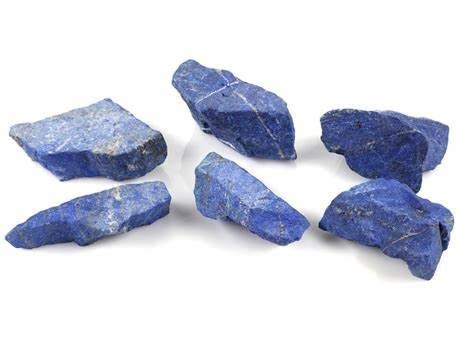 Natural Lapis Lazuli Rough Stones - Pack of 1 to 4 Beautiful Natural Raw Stones Default Title